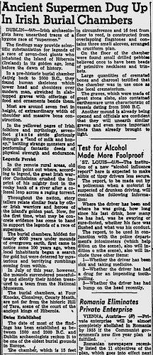 Eugene Register Guard, December 25, 1950, pg 16.