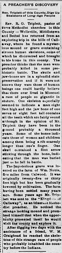 The Montgomery Tribune, January 31, 1908 pg 1.