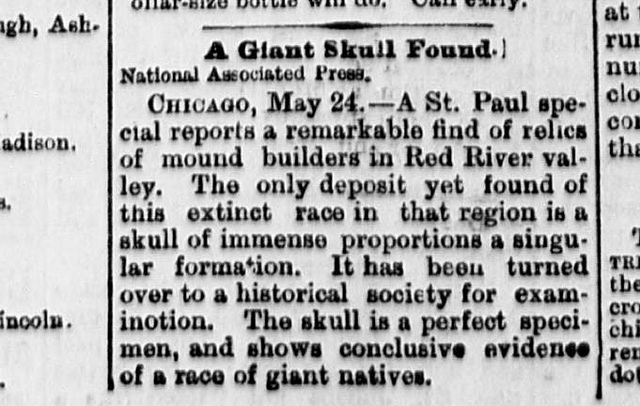 Omaha Daily Bee, May 25, 1882, pg 1.